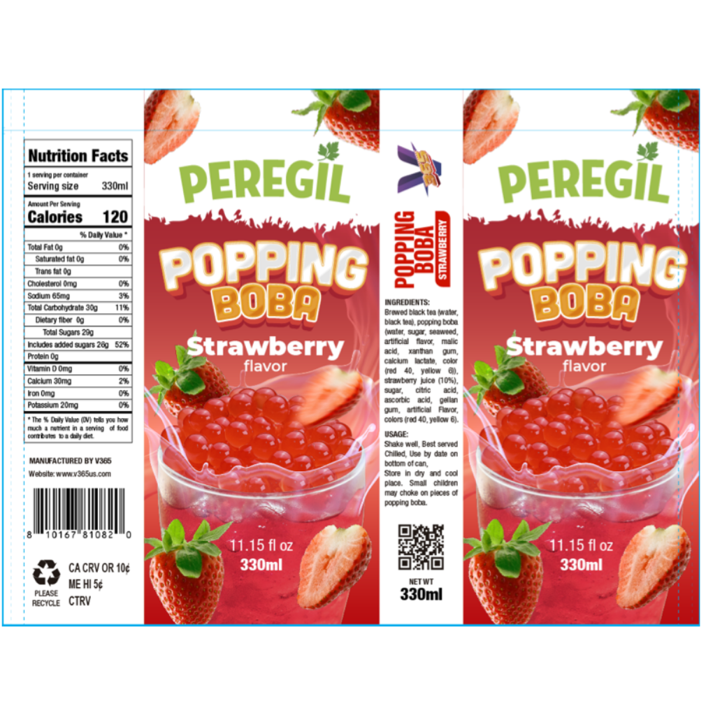 Popping Boba Strawberry – Peregil USA LLC